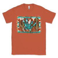 Copper cactus cowhide serape Classic Tee - AdoDesignShop