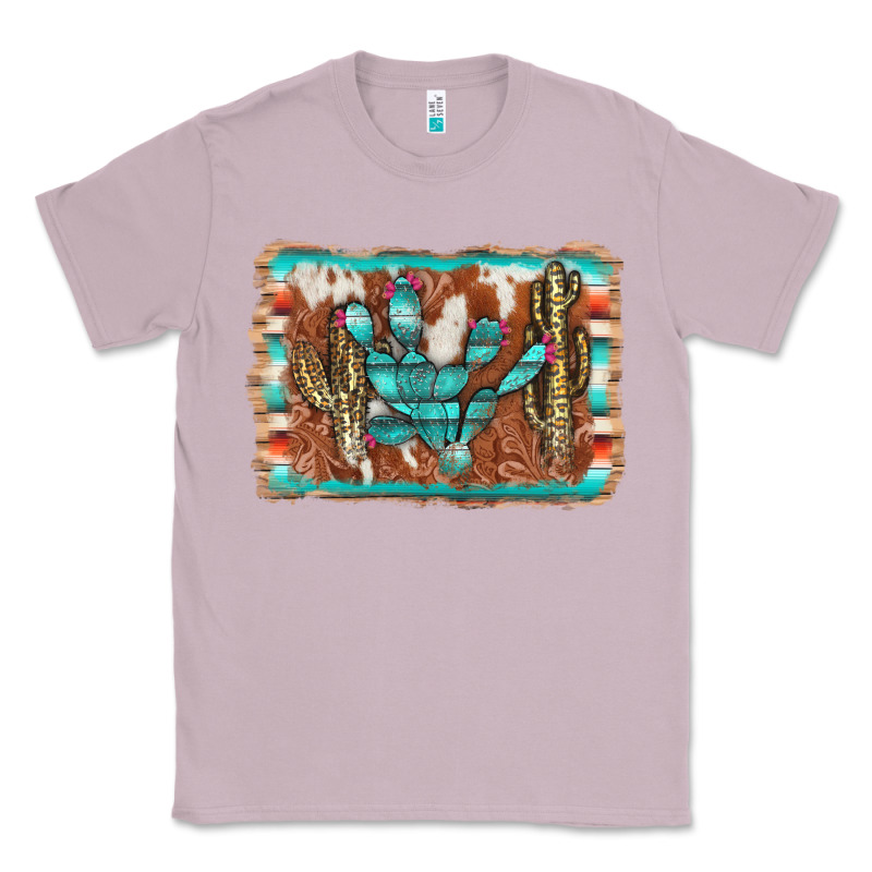 Cactus Cowhide Serape Classic Tee by AdoDesignShop | Teevron