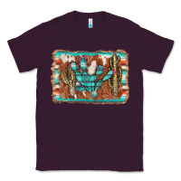 Plum cactus cowhide serape Classic Tee - AdoDesignShop