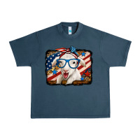 Midnight Navy 4th of july baby sheep Urban Heavy Tee - Jasminsmagicworld
