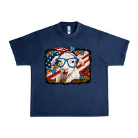 Navy 4th of july baby sheep Urban Heavy Tee - Jasminsmagicworld