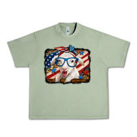 Oil Green 4th of july baby sheep Urban Heavy Tee - Jasminsmagicworld