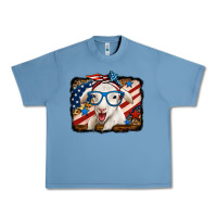 Pebble Blue 4th of july baby sheep Urban Heavy Tee - Jasminsmagicworld