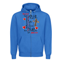 True Royal for god so loved the world Zipper Hoodie - MaliasSmallBusiness