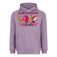 Lavender in october we wear pink teacher Heavyweight Hoodie - LillyAllenDesigns