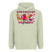 Matcha in october we wear pink teacher Heavyweight Hoodie - LillyAllenDesigns