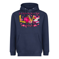 Navy in october we wear pink teacher Heavyweight Hoodie - LillyAllenDesigns