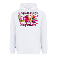 White in october we wear pink teacher Heavyweight Hoodie - LillyAllenDesigns