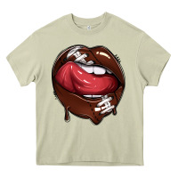 Mossy sports lips american football Heavy Core Tee - texasbilliewilder