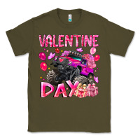 Army Green Valentine Day Classic Tee - CowhideDigitalArt