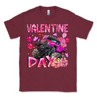 Burgundy Valentine Day Classic Tee - CowhideDigitalArt
