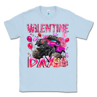 Dusty Blue Valentine Day Classic Tee - CowhideDigitalArt