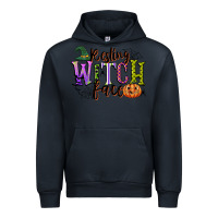 Navy resting witch face Urban Hoodie - CowGirlArtShop