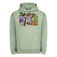 Pigment Oil Green resting witch face Urban Hoodie - CowGirlArtShop