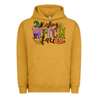 Pigment Peanut Butter resting witch face Urban Hoodie - CowGirlArtShop