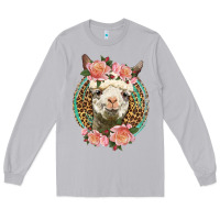Moon Dust western llama and roses Long Sleeve Tee - LillyAllenDesigns