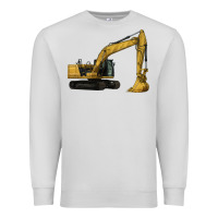 Dove Grey Excavator Premium Sweatshirt - LillyAllenDesigns
