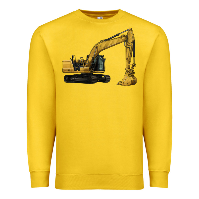 Excavator Premium Sweatshirt by LillyAllenDesigns | Teevron