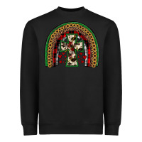 Black cross rainbow Heavyweight Sweatshirt - JahusDesignShop