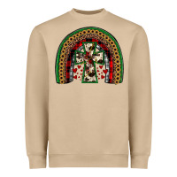 Mushroom cross rainbow Heavyweight Sweatshirt - JahusDesignShop