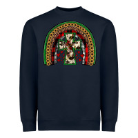 Navy cross rainbow Heavyweight Sweatshirt - JahusDesignShop