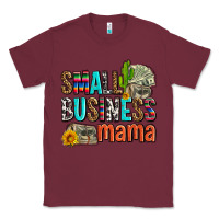 Burgundy small business mama Classic Tee - AdoDesignShop