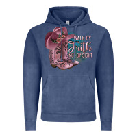Vintage Denim Walk By Faith Not By Sight Vintage Hoodie - JahusDesignShop