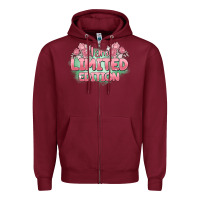 Burgundy i am limited edition Zipper Hoodie - MaliasSmallBusiness