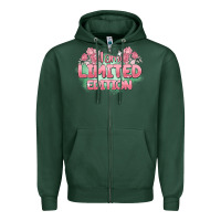 Sports Green i am limited edition Zipper Hoodie - MaliasSmallBusiness