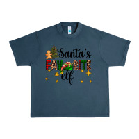 Midnight Navy santa's favorite elf Urban Heavy Tee - AdoDesignShop