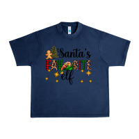Navy santa's favorite elf Urban Heavy Tee - AdoDesignShop