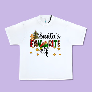 Santa's Favorite Elf Urban Heavy Tee Designed By Adodesignshop
