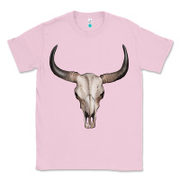 Bubblegum Pink bullskull Classic Tee - Artiststas