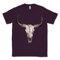 Plum bullskull Classic Tee - Artiststas