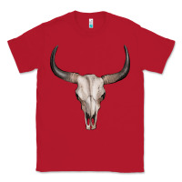 Red bullskull Classic Tee - Artiststas