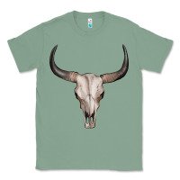 Sage bullskull Classic Tee - Artiststas