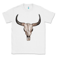White bullskull Classic Tee - Artiststas