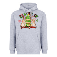 Heather Grey teacher of smart cookies Heavyweight Hoodie - LillyAllenDesigns