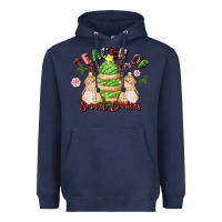 Navy teacher of smart cookies Heavyweight Hoodie - LillyAllenDesigns