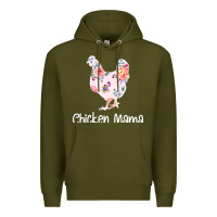 Army Green Chicken Mama Premium Hoodie - Bettercallsaul