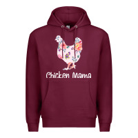 Burgundy Chicken Mama Premium Hoodie - Bettercallsaul