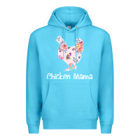 Ocean Blue Chicken Mama Premium Hoodie - Bettercallsaul