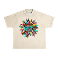 Sandshell racing sunflower Urban Heavy Tee - AdoDesignShop