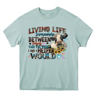Arona living life somewhere between jesus take the wheel Heavy Core Tee - Zillion Design Studio