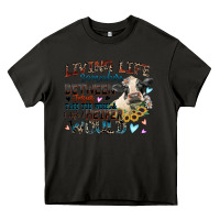 Asphalt living life somewhere between jesus take the wheel Heavy Core Tee - Zillion Design Studio