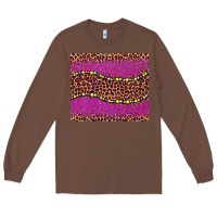 Chestnut mardi gras  leopard pink glitter bead Long Sleeve Tee - BarkalooDesign