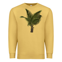Antique Gold palm tree Premium Sweatshirt - LillyAllenDesigns