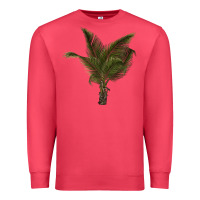 Cardinal palm tree Premium Sweatshirt - LillyAllenDesigns