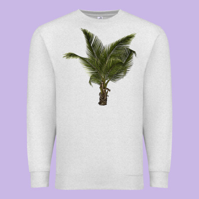 Palm Tree Premium Sweatshirt Designed By Lillyallendesigns