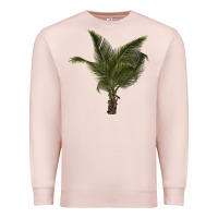 Pale Pink palm tree Premium Sweatshirt - LillyAllenDesigns